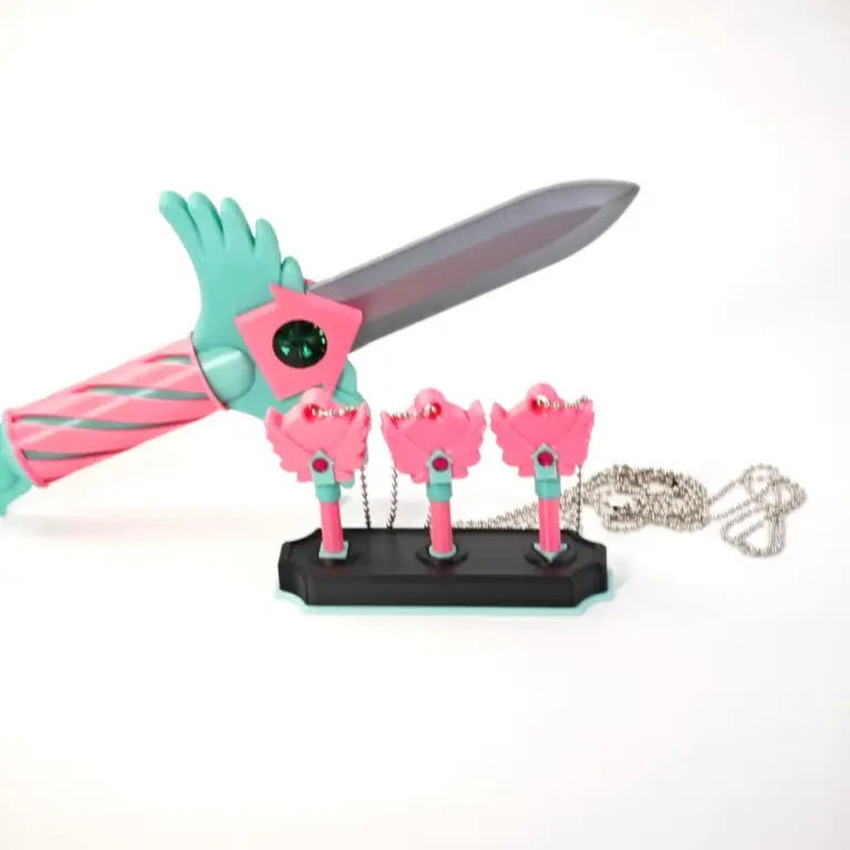 Accesorios de Cosplay de juego coreano, 4 Uds., temporada de televisión 3, daga, cuchillo, collar con llave, juegos peligrosos, accesorios de disfraz de escondite