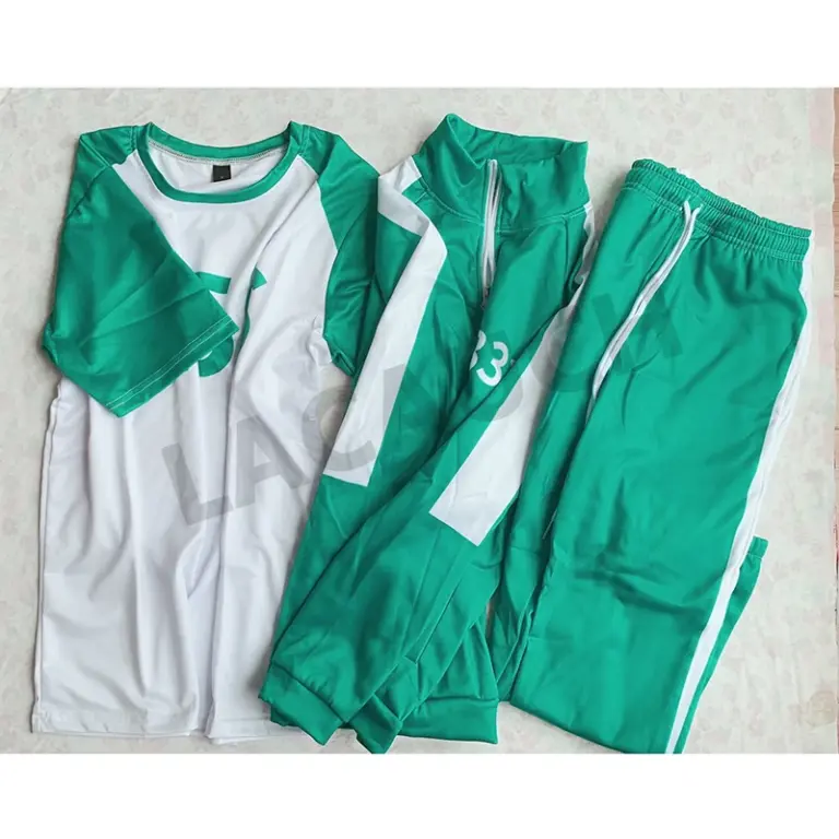 En Stock disfraz de Cosplay de Corea para uniforme del equipo escolar chándal ropa de fiesta de Carnaval de Halloween juego Calamari 456 230