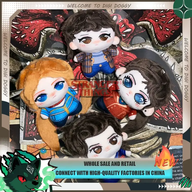 En stock: Stranger Things Eleven, Robin, Steve, Dustin – Coleccionables de moda 001, Max, Adornos de exhibición, Llaveros, Muñecos, Regalos, Juguetes