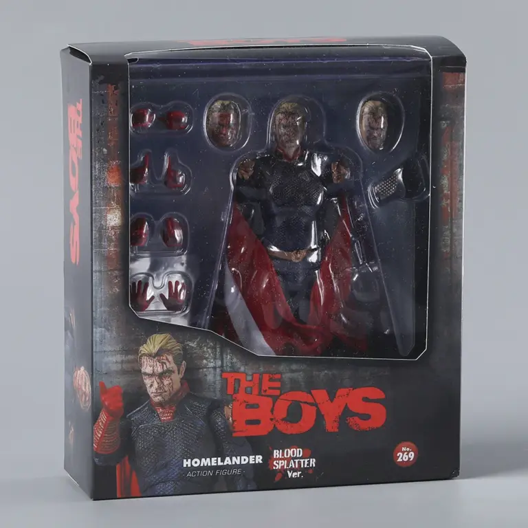 Figura de acción Mafex No. 269 Homelander Blood Splatter de The Boys, figura coleccionable, modelo, muñeco, juguete, regalo