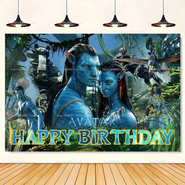 Fondo de Personaje Avatar Na’vi, Mundo de Fantasía Pandora, Decoración para Fiesta de Cumpleaños Infantil, Pancarta de Fondo para Baby Shower