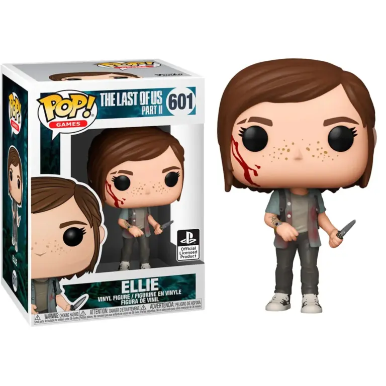 Funko Pop Games El último de nosotros Ellie 601 # Figuras de acción de vinilo juguetes regalos colección muñecas