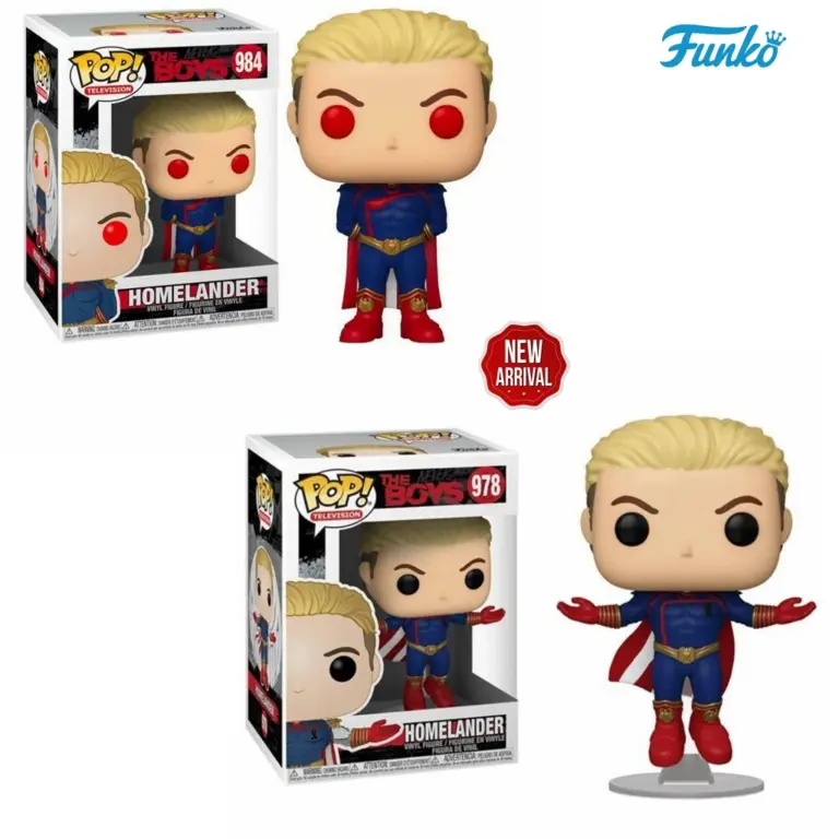 Funko Pop Televisión Serie LOS BOYS # 978 Homelander # 984 Figura de vinilo de PVC Edición especial Juguetes de modelos coleccionables para niños