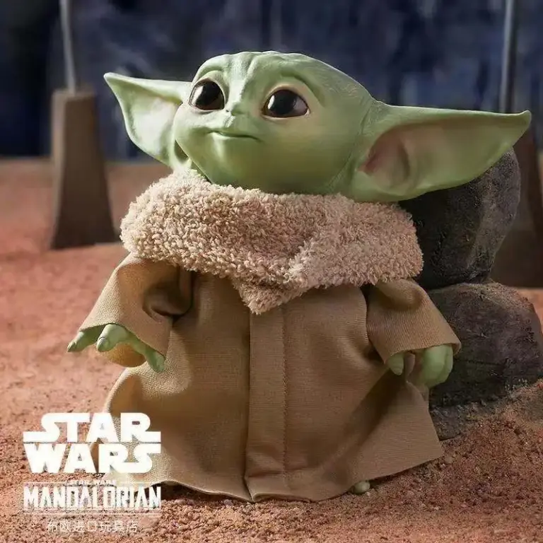 Juguetes de peluche de la película Star Wars Mandalorian Baby Yoda, 30cm