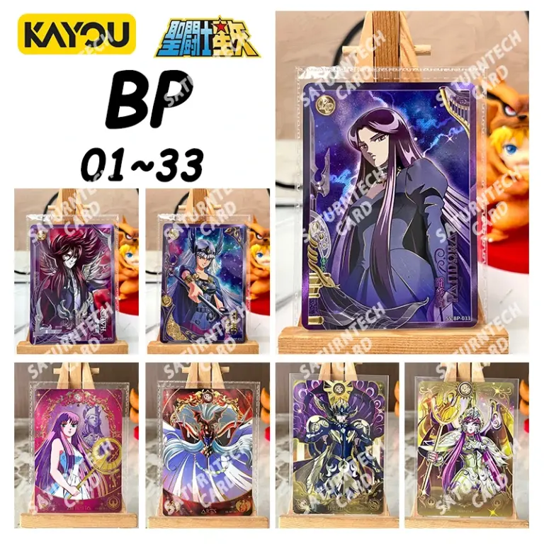 KAYOU Saint Seiya Awakening BP Card Vol.4 Series Hades Athena Pandora Thanatos Seiya Anime colección juego de cartas juguete para regalo