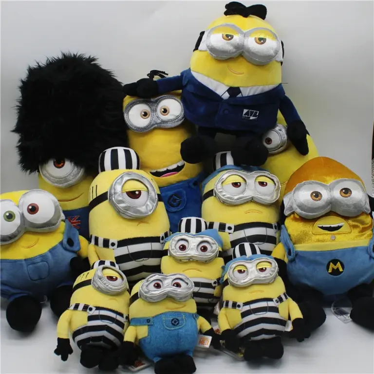 Muñeco de Peluche de Minions de Despicable Me 4, Muñeco de Peluche de Anime Kawaii, Adornos para Sofá, Juguetes Decorativos, Regalos para Niñas ﻿