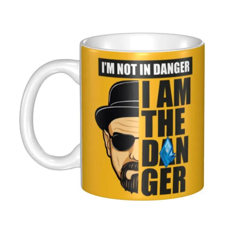 Taza Heisenberg I Am The Danger personalizada Breaking Bad Walter taza de café blanca Taza de cerámica regalo creativo