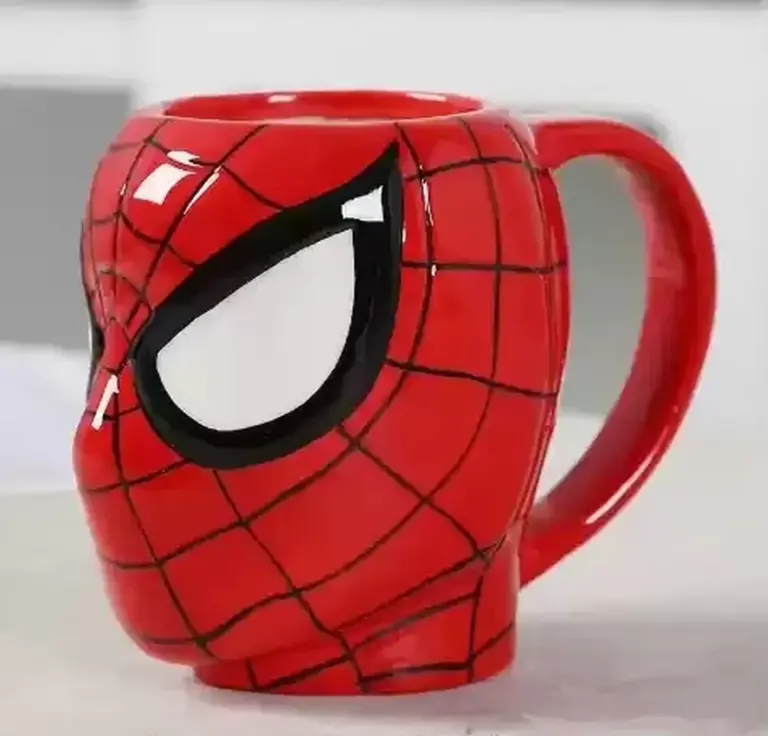 Taza de Café Personalizada de Cerámica con Forma de Acero de Gran Capacidad, Serie de Películas de Los Vengadores