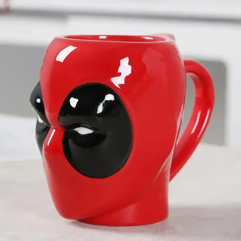 Taza de Cerámica de Gran Capacidad de la Serie de Superhéroes de Marvel, Taza de Café Creativa para Niños y Niñas, Regalo de Spider-Man y Iron Man