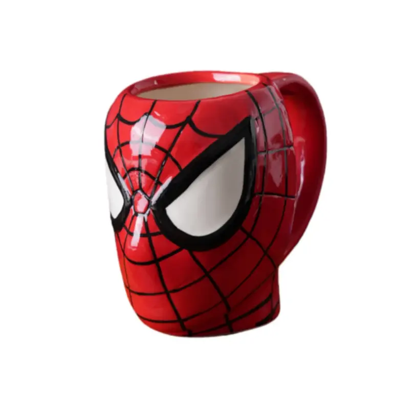 Taza de Cerámica de Spider-Man con Licencia Oficial de Marvel, Taza de Café, Taza de Leche para Oficina, Taza de Té, Regalo de Cumpleaños para Parejas