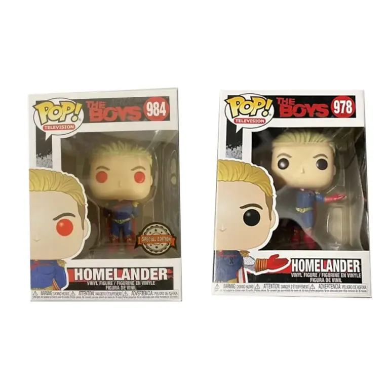 Televisión The Boys Funkos Homelander # 984 # 978 pops Edición Especial Figuras de Acción Juguetes Coleccionables Muñecas Regalos para Niños