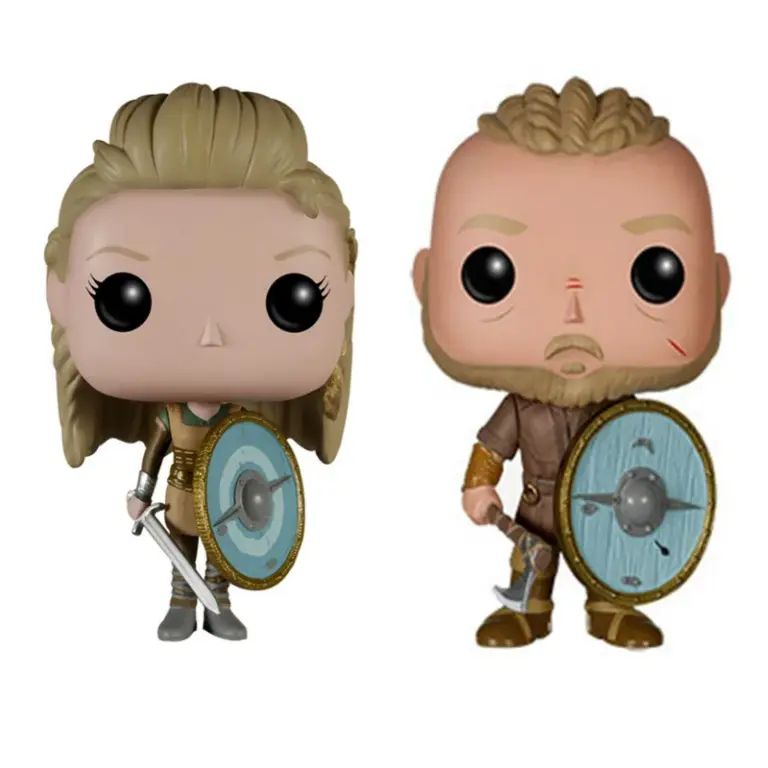 Vikings Ragnar Lothbrok 177 Lagertha 178 Seer 181 figura de vinilo modelo juguetes regalos
