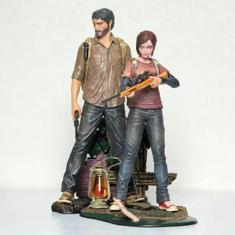 NUEVAS Figuras de Acción de Joel de 21 cm y Ellie de 19 cm, The Last of Us, Modelo de PVC, Juguetes Coleccionables, Estatuas para Fanáticos, Decoración del Hogar, Regalo