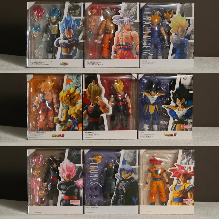 Figuras de acción de Dragon Ball, juguetes de Anime, Son Goku, Gohan, Vegeta, Trunks, Android n. ° 18, Piccolo