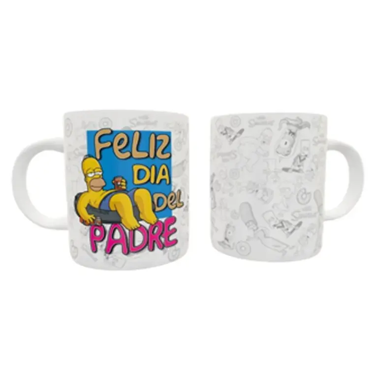 TOCAREGALAR. Taza Especial Día del Padre. Los Simpson. Para el Homer de la casa.  Regalo Original. Detalle Único.
