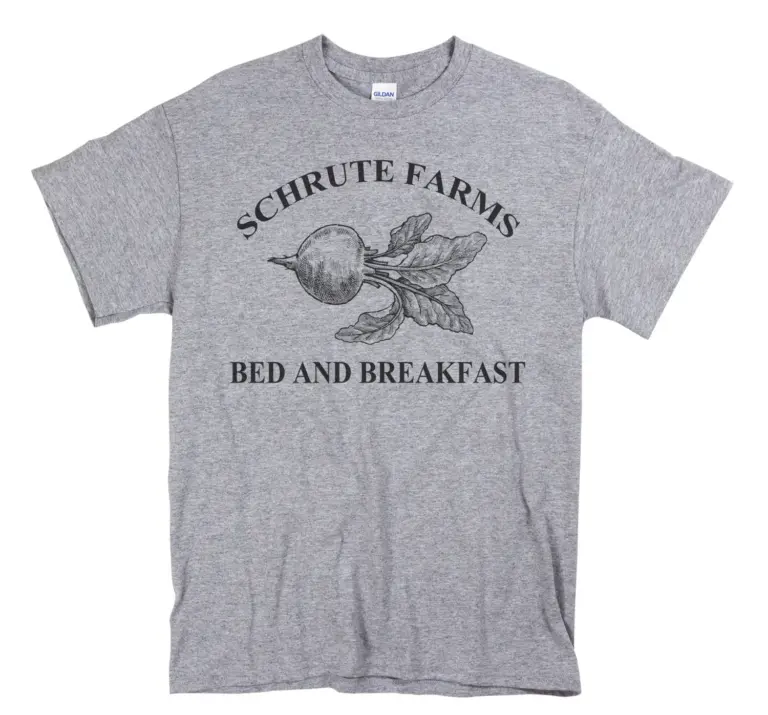 Camisas de ventilador Schrute Dunder Mifflin camisa Schrute Farms camiseta Schrute Farms camisa la ropa estética