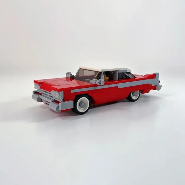 345 Uds. MOC Christine-1958 técnico Fury Speed Cars juguetes de bloques de construcción tecnología Modular adorno de escritorio